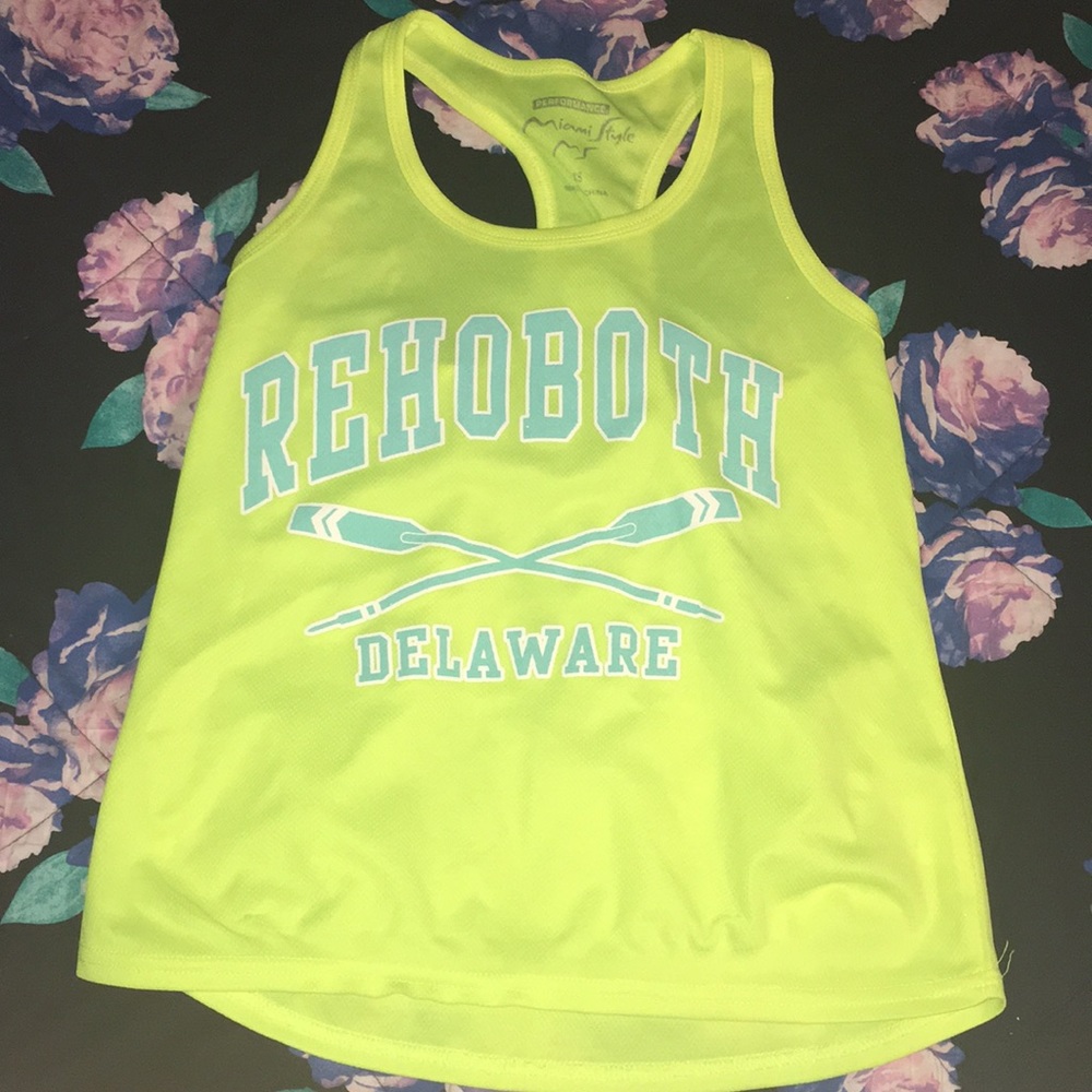 Rehoboth Beach racerback tank top